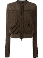 Haider Ackermann Cropped Bomber Jacket