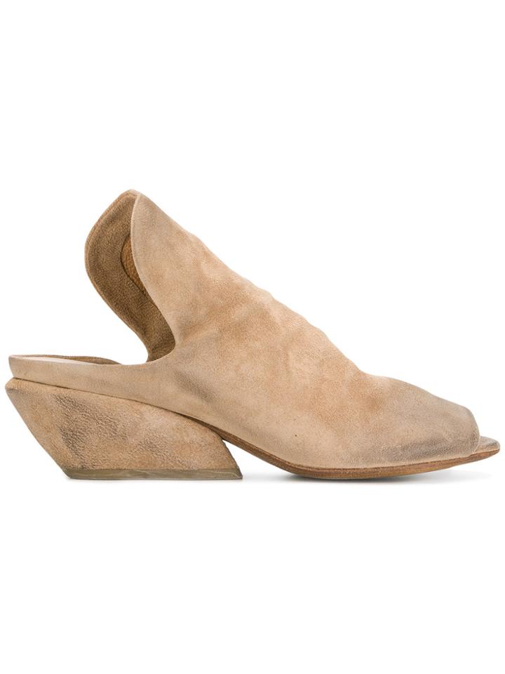 Marsèll Open Toe Mules - Nude & Neutrals
