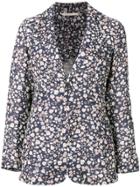 Aleksandr Manamïs Floral Print Tailored Blazer - Blue