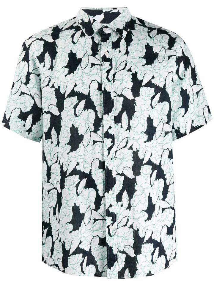 Michael Michael Kors Printed Short Sleeve Shirt - Blue