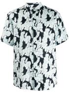 Michael Michael Kors Printed Short Sleeve Shirt - Blue