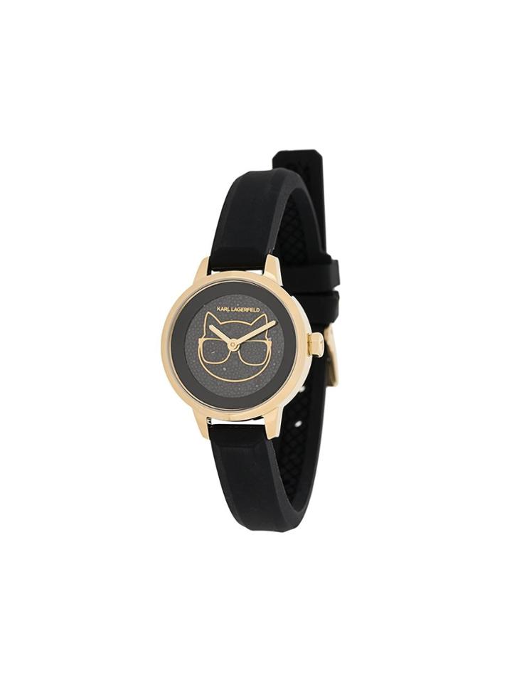 Karl Lagerfeld Ikonik Choupette Watch - Gold