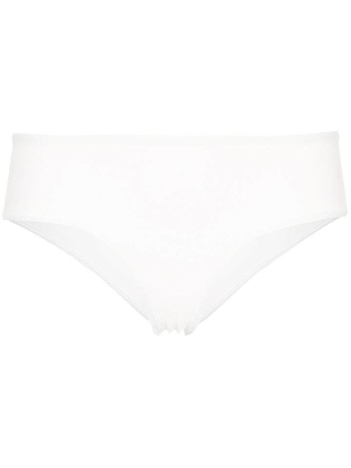 Matteau The Boy Leg Bikini Bottoms - White