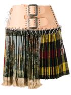 Chopova Lowena Buckled Waist Skirt - Green