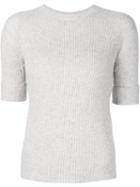 The Row Short Sleeve Knit Top