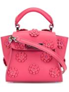 Zac Zac Posen Floral Embellished Mini Tote, Women's, Pink/purple