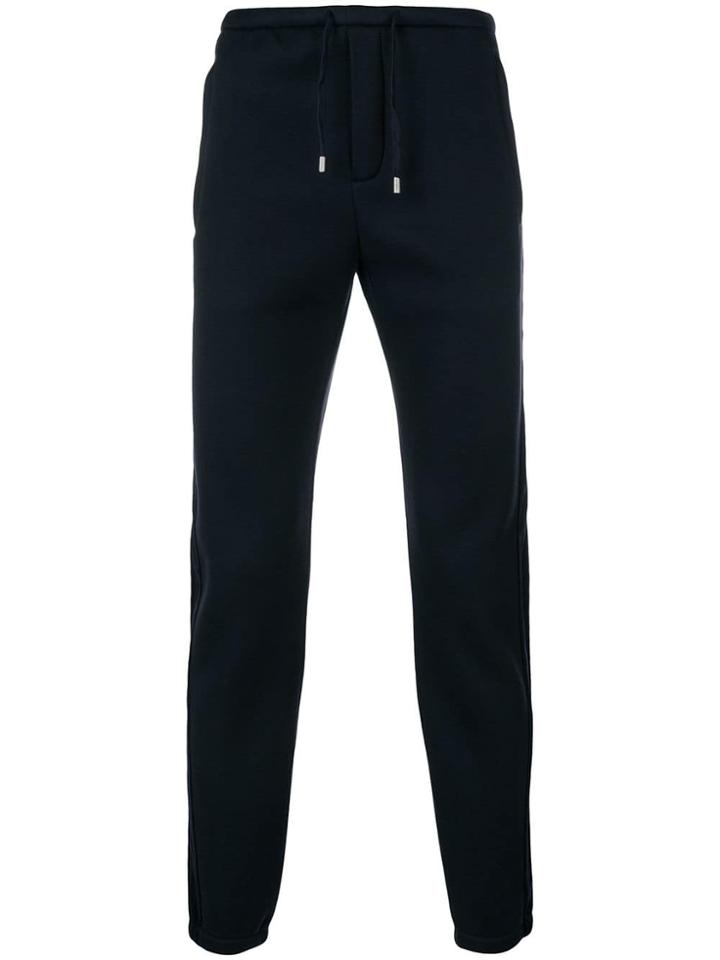 Emporio Armani Straight-leg Track Trousers - Blue