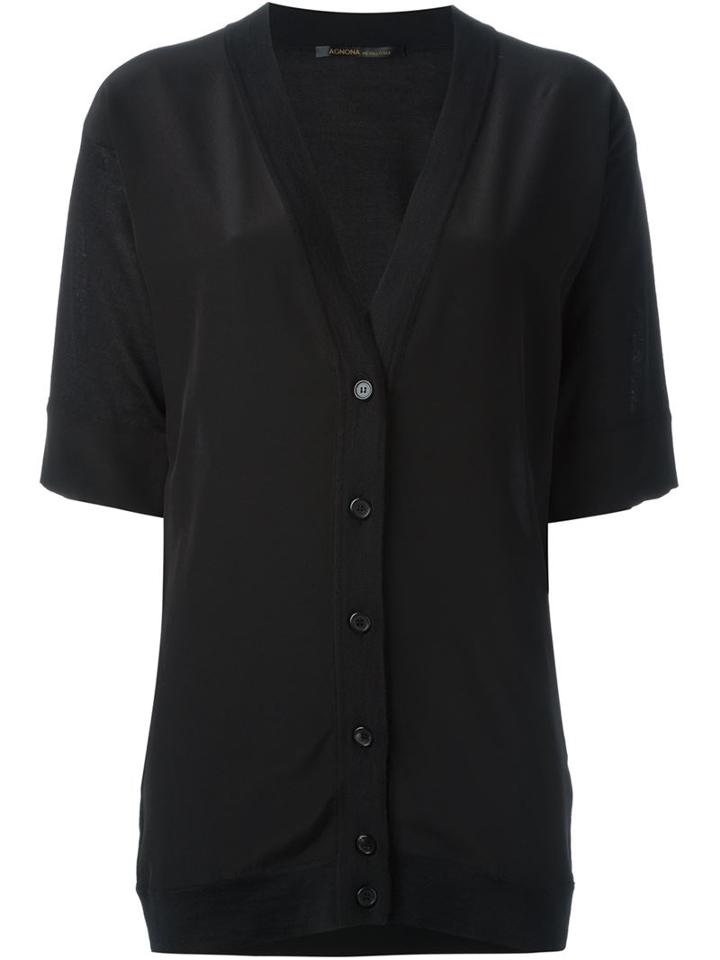Agnona Short Sleeve Knit Jacket