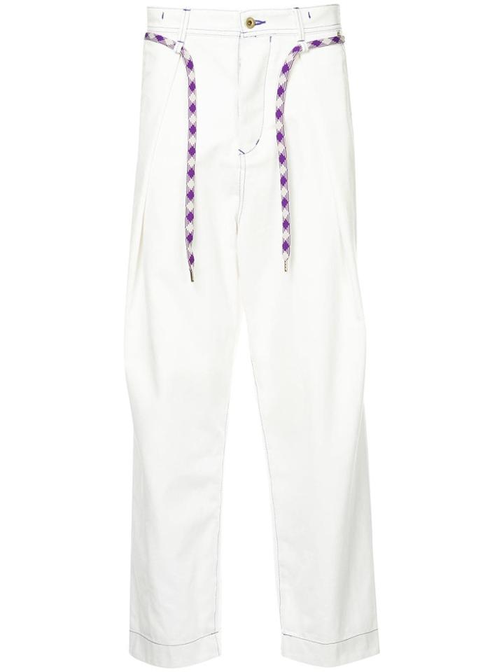 A(lefrude)e Wide Leg Jeans - White