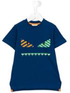Fendi Kids Print T-shirt, Boy's, Size: 10 Yrs, Blue