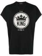 Dolce & Gabbana King Print T-shirt - Black