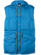Golden Goose Deluxe Brand 'edan' Padded Gilet, Men's, Size: Small, Blue, Polyester/polyamide/feather Down