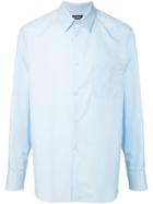 Raf Simons Button Down Shirt - Blue