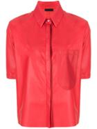 Drome Short-sleeve Shirt - Red