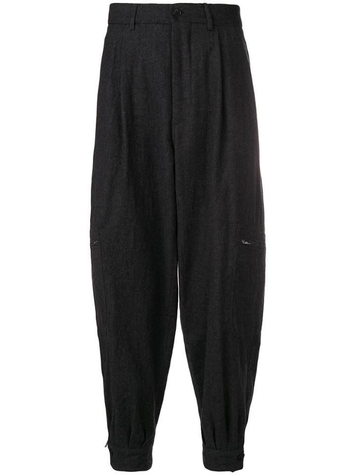 Giorgio Armani Wide-leg Trousers - Grey