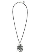 Camila Klein Resin Long Necklace - Metallic