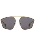 Gucci Eyewear Specialized Fit Square-frame Sunglasses - Gold