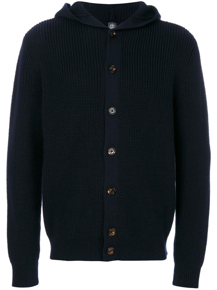 Eleventy Button Up Cardigan - Blue
