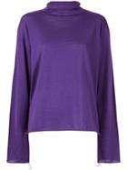 Sofie D'hoore Turtleneck Knit Sweater - Purple
