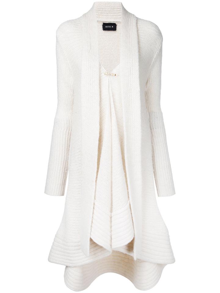 Kitx - Conscious Cardigan - Women - Cotton/wool/alpaca - M, White, Cotton/wool/alpaca