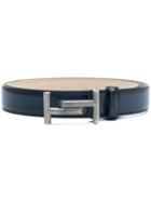 Tod's Double T Buckle Bet - Blue