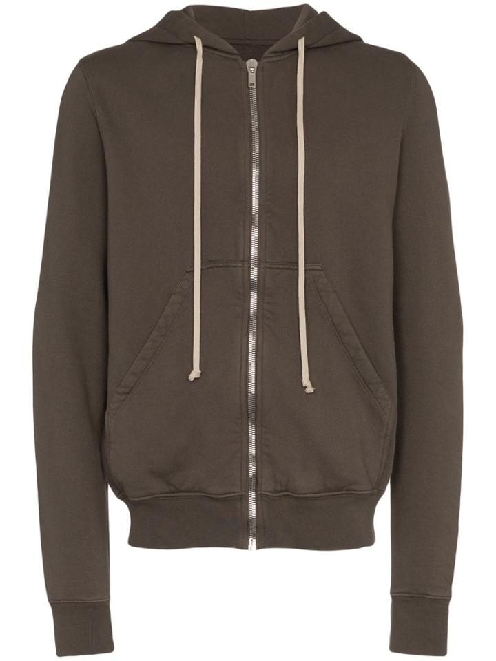 Rick Owens Drkshdw Dark Dust Jason Long Sleeve Cotton Hoodie - Brown