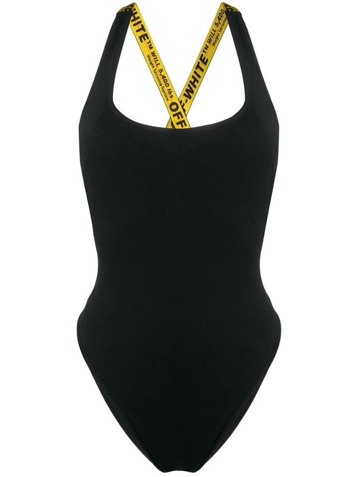 Off-white One-piece Swimsuit - Black