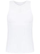 Track & Field Workout Tank Top - White