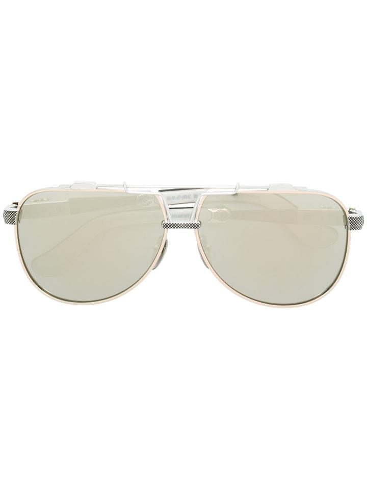 Chrome Hearts Aviator Sunglasses - Metallic