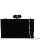 Judith Leiber Couture Velvet Clasp Bag - Black