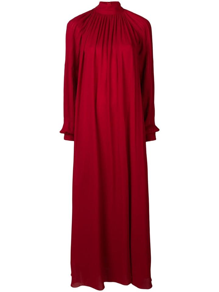 Giambattista Valli High Neck Maxi Dress - Red