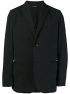 Issey Miyake Men Oversized Button Blazer - Black
