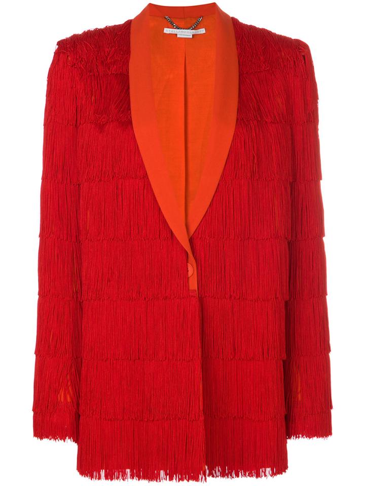 Stella Mccartney Fringed Jacket - Red
