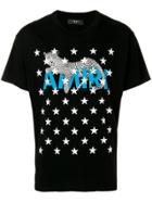 Amiri Leopard Printed T-shirt - Black