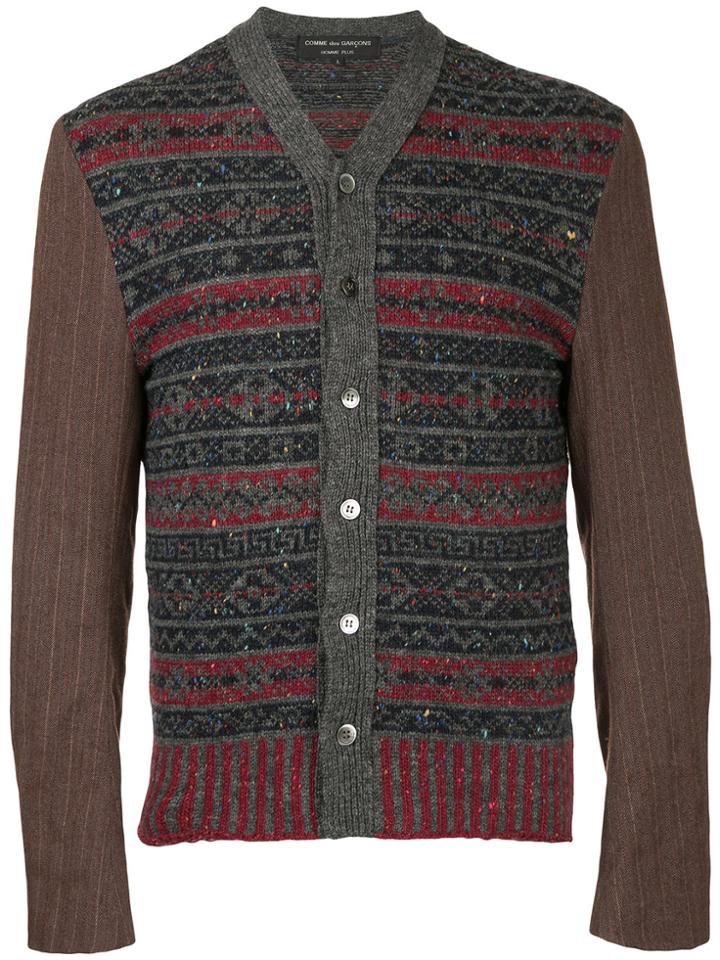 Comme Des Garçons Vintage Suit Sleeves Cardigan - Brown