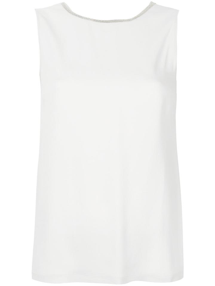 Fabiana Filippi V-back Top - Grey