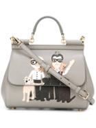 Dolce & Gabbana Designers Patch Sicily Tote - Grey
