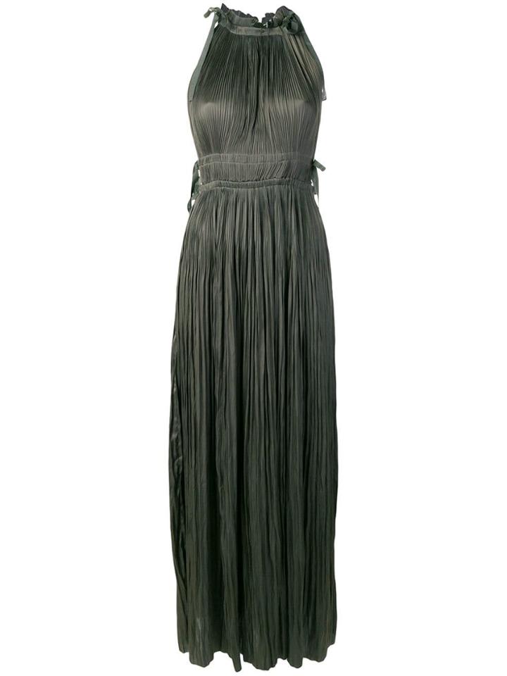 Ulla Johnson Halterneck Crepe Dress - Green