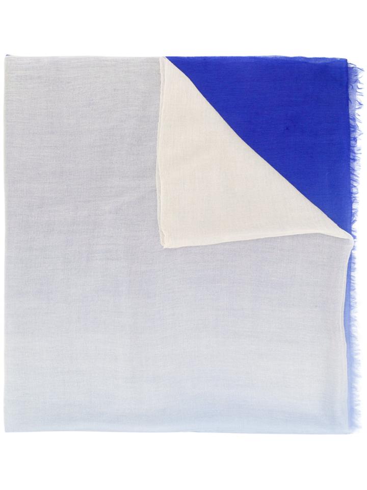 Snobby Sheep Ombré Cashmere Scarf - Blue