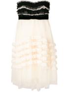 Philosophy Di Lorenzo Serafini Ruffle Trimmed Dress - White