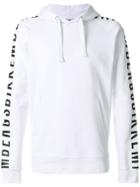 Dirk Bikkembergs Printed Long Sleeved Hoodie - White