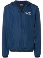 Ea7 Emporio Armani Zipped Fitted Jacket - Blue