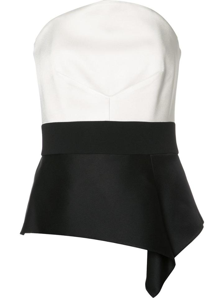 Roland Mouret Strapless Top - White
