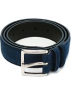 Orciani Buckled Belt, Men's, Size: 110, Blue, Leather