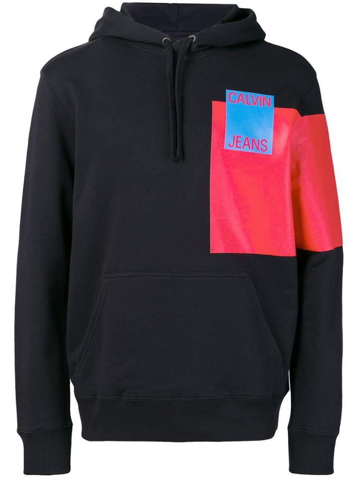 Calvin Klein Jeans Printed Hoodie - Black