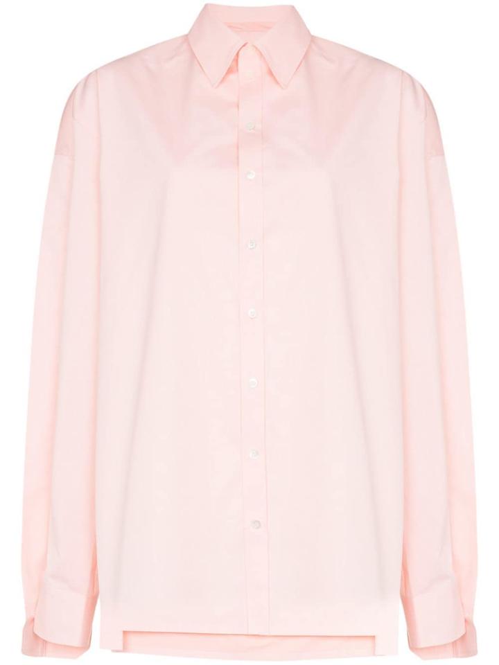 Y / Project Oversized Double-layer Shirt - Orange