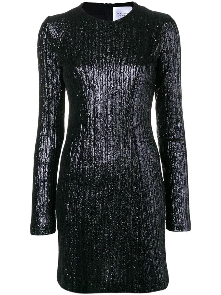 Galvan Sequin Mini Dress - Blue