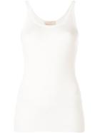 Erika Cavallini Ribbed-knit Tank Top - White