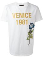 Christian Pellizzari Venice 1981 T-shirt, Men's, Size: 48, White, Cotton