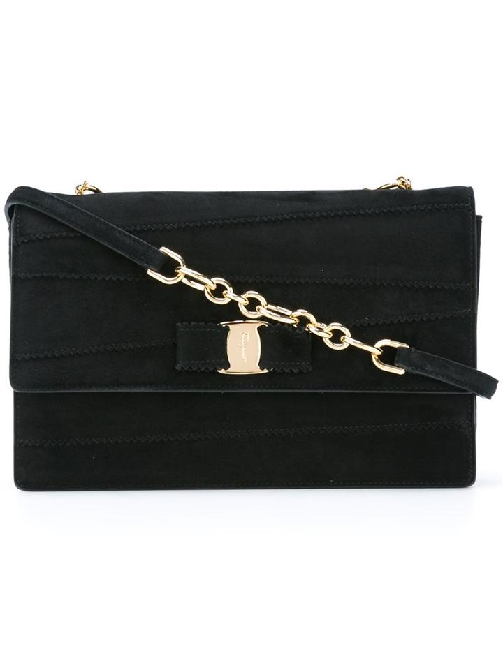 Salvatore Ferragamo 'ginny' Crossbody Bag, Women's, Black